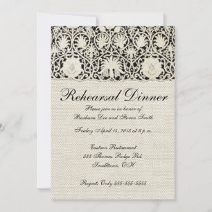 Invitation Linge de dentelle mariage blanc classique jolie