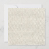 Invitation Linge de dentelle mariage blanc classique jolie (Dos)