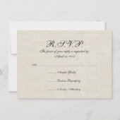 Invitation Linge de dentelle mariage blanc classique jolie (Dos)