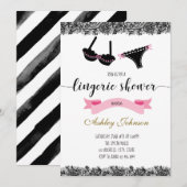Invitation lingerie (Devant / Derrière)