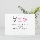 Invitation Lingerie Bachelorette (Debout devant)