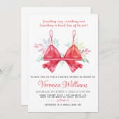 Invitation Lingerie Bridal Shower (Devant / Derrière)