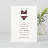 Invitation Lingerie Bridal Shower (Debout devant)