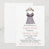 Invitation Lingerie Bridal Shower (Devant / Derrière)