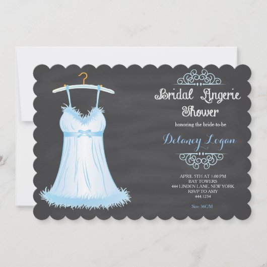 Invitation Lingerie Bridal Shower (Devant)