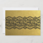 Invitation Lingerie d'Halloween douche violet noir dentelle (Dos)