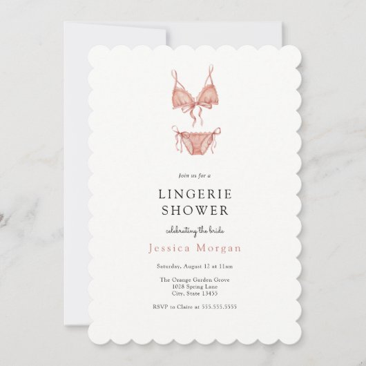Invitation Lingerie Douche (Devant)