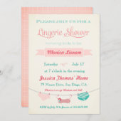 Invitation Lingerie Douche (Devant / Derrière)