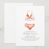 Invitation Lingerie Douche Bachelorette / Lingerie Party (Devant / Derrière)