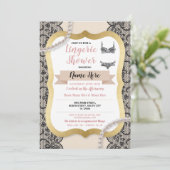 Invitation Lingerie Douche Or Crème Dentelle Soutien-Gorge Pe (Debout devant)