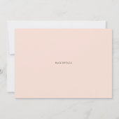 Invitation Lingerie en dentelle d'aquarelle noire Fête des ma (Dos)