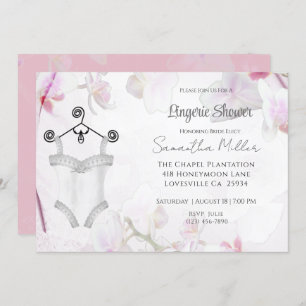 Invitation Lingerie Fête des mariées