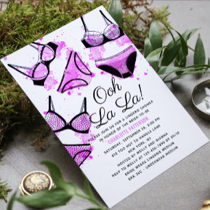 Invitation Lingerie Fête des mariées Panty Bachelorette En