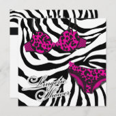Invitation Lingerie Leopard 311-Pink (Devant / Derrière)