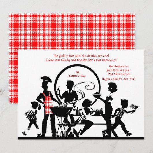 Invitation L'invitation à la cuisine (Devant / Derrière)