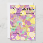 Invitation L'invitation à la fête du Tarot de l'Étoile (Dos)