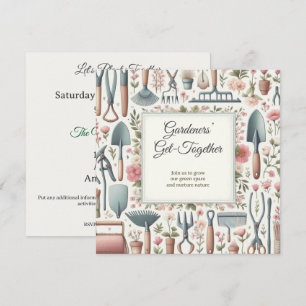 Invitation L'invitation à la Skillshare du jardin Racine & Ra