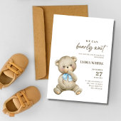 Invitation L'Invitation Baby shower De L'Ours En Teddy Peut A