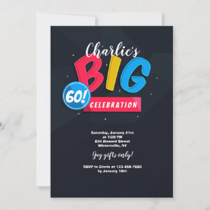 Invitation L'invitation Big 60
