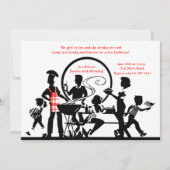 Invitation L'invitation d'anniversaire de barbecue (Devant)