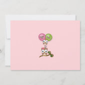 Invitation L'invitation d'anniversaire de Turning OWL (photo) (Dos)