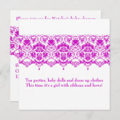 Invitation L'invitation de bébé Anette (Devant / Derrière)