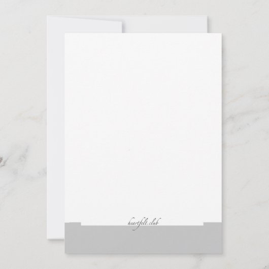 Invitation L'invitation de défilé de mode de piste (Dos)