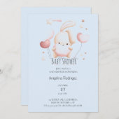 Invitation L'invitation de Girl Baby Shower (Devant / Derrière)