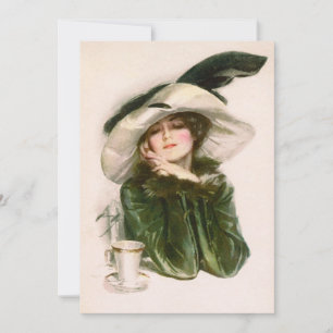 Invitation L'invitation de Harrison Fisher à "contenter"