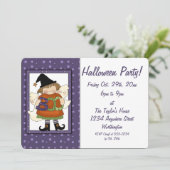Invitation L'Invitation de la fête d'Halloween de l'enfant Li (Debout devant)