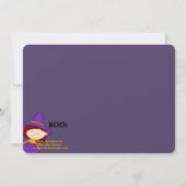 Invitation L'Invitation de la fête d'Halloween de l'enfant Li (Dos)