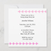 Invitation L'Invitation De La Fête Pink (Dos)