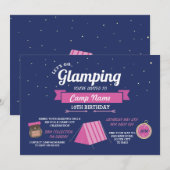 Invitation L'invitation de la fille de rose de marine de (Devant / Derrière)