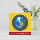 Invitation L'invitation de la fin du monde du Stopwatch Party (Debout devant)