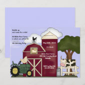 Invitation L'invitation de la grange (Devant / Derrière)