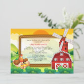 Invitation L'invitation de la grange rouge (Debout devant)