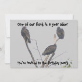 Invitation L'invitation de la partie Old Buzzards doit Custom (Devant)