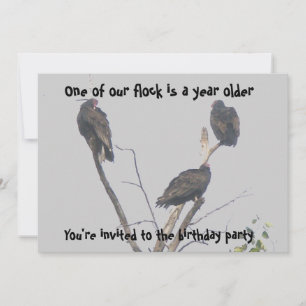 Invitation L'invitation de la partie Old Buzzards doit Custom