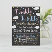 Invitation L'invitation de la petite étoile révélée par le ge (Debout devant)