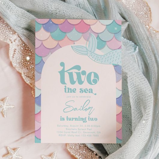 Invitation L'invitation de la sirène de mer