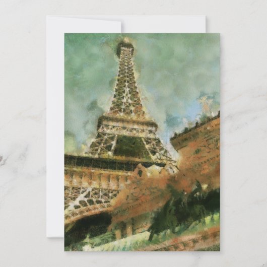 Invitation L'invitation de Las Vegas de Tour Eiffel (Devant)