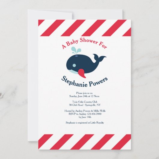 Invitation L'invitation de Li-l-Squirt (Devant)