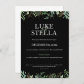 Invitation L'invitation de mariage "Au ciel ensemble" (Devant / Derrière)