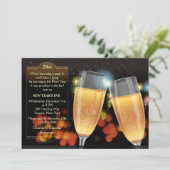 Invitation L'invitation de partie de réveillon de la Saint (Debout devant)