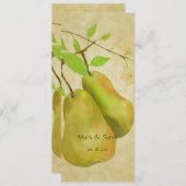 Invitation L'invitation de Pear II Vintage (Devant / Derrière)