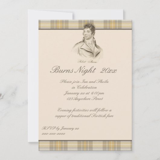 Invitation L'invitation du Barde (Devant)