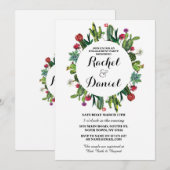 Invitation L'invitation du couple de cactus de fiesta de (Devant / Derrière)