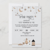 Invitation l'invitation du croissant et de l'iftar des étoile (Devant)