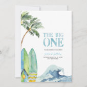 Invitation L'Invitation du premier anniversaire du grand surf (Devant)