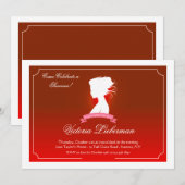 Invitation L'invitation du survivant de Cancer de la santé de (Devant / Derrière)